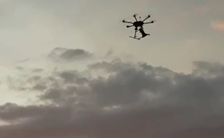 Usan drones en Mazatlán para divulgar normas sanitarias