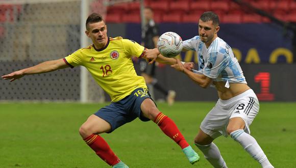 Argentina y Colombia igualan 1-1 en tiempo reglamentario y van a penaltis