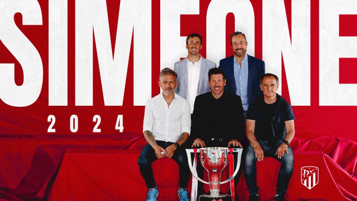 Diego ´El Cholo´ Simeone renueva con el Atlético hasta 2024