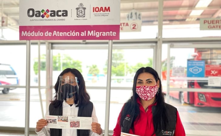 Instalan módulo de atención al migrante en Oaxaca