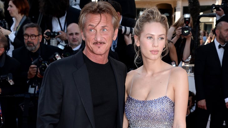 Sean Penn y su hija Dylan, coordinación en blanco y negro en Cannes