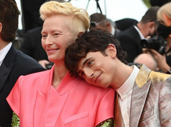 Tilda Swinton y Timothée Chalamet encabezan la alfombra roja en Cannes