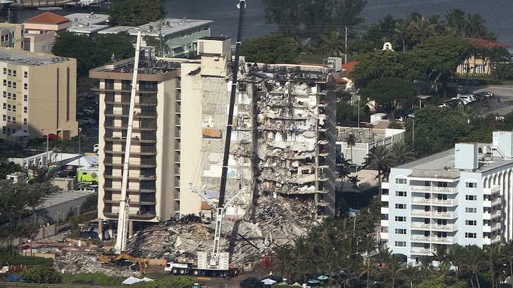 Aumentan a 95 los muertos en el derrumbe en Miami-Dade