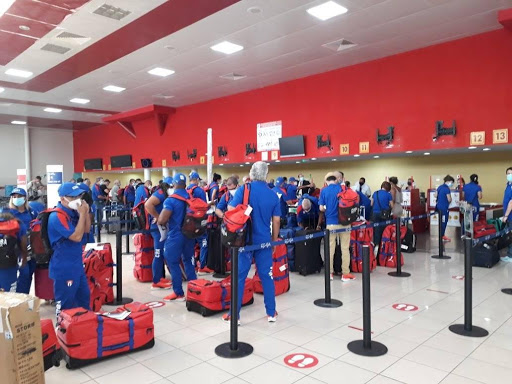 Grupo de la delegación deportiva cubana viaja rumbo a Tokio 2020