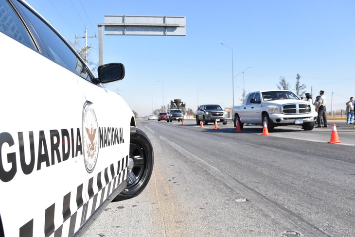 La Guardia Nacional implementa operativos en la carretera 53 Monclova-Monterrey