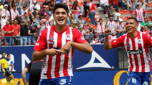 El Atlético de Madrid cede al San Luis al centrocampista uruguayo Sanabria