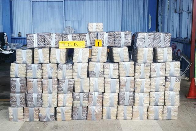 Autoridades decomisan 4.3 toneladas de cocaína en contenedor de Costa Rica