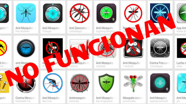 Las apps repelentes de moscos no funcionan