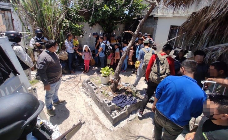 Rescatan a 55 migrantes retenidos en Tamaulipas