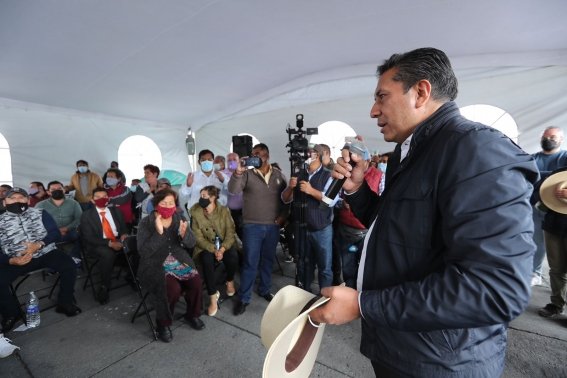 Alcalde de Toluca retira plantón