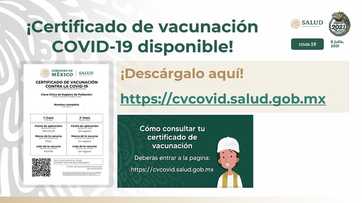 Así puedes obtener el certificado de vacunación contra el COVID-19