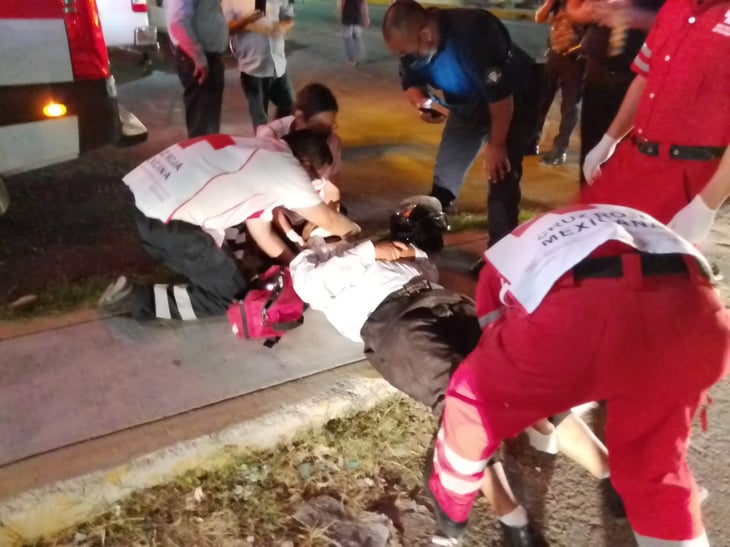 Hombre termina lesionado en las Torres de Monclova al ser atropellado