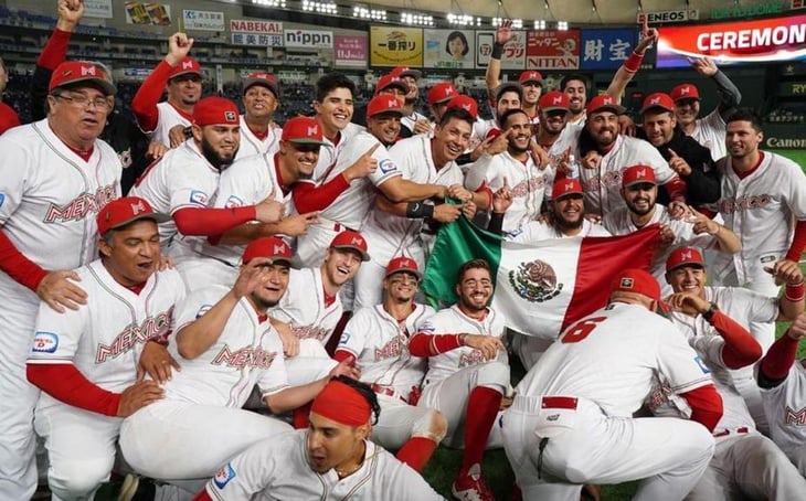 Selección Mexicana Olímpica de Beisbol y su foto