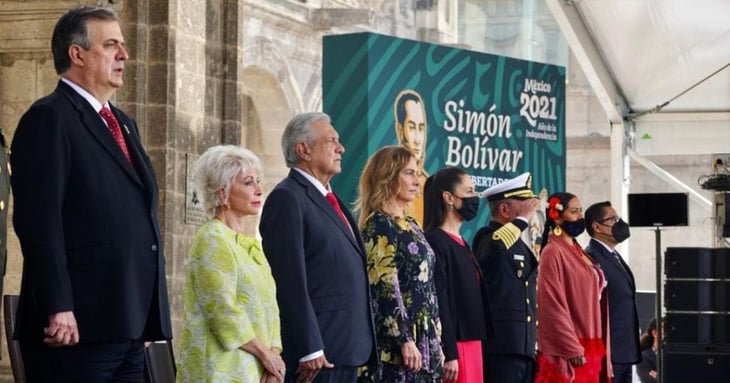 México festeja a Simón Bolívar para reivindicar su apuesta por Latinoamérica unida