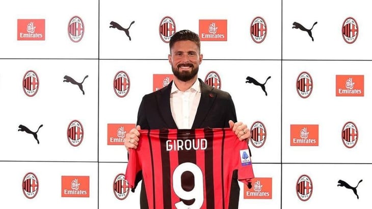 Giroud no sufre la presión por llevar 'La maldición del 9' del Milan