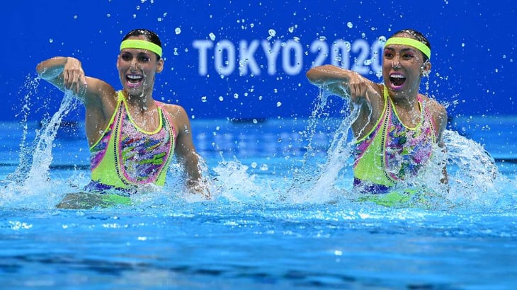 Las mexicanas Nuria y Joana entran en la final de dueto en la natación artística de Tokio 2020