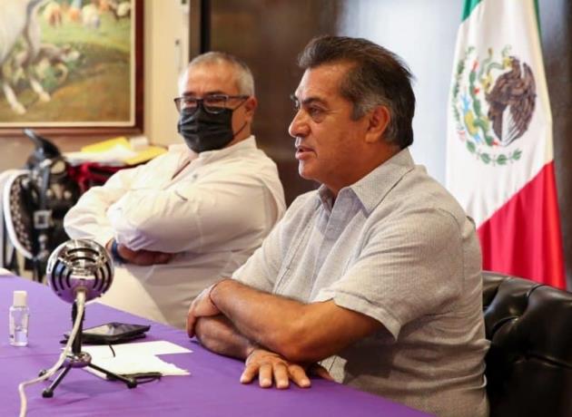 El gobernador de Nuevo León pide recursos a la federación para la pandemia