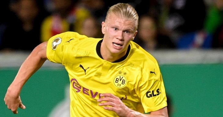 Un triplete de Haaland sella el pase del Borussia Dortmund