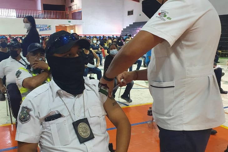 La mitad de los policías de Monclova ya fueron vacunados 