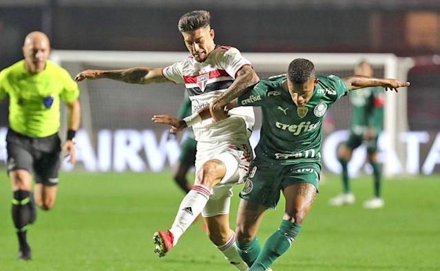 El campeón Palmeiras rescata un valioso empate del Morumbí