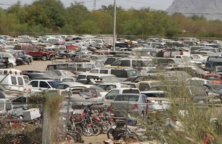100 autos se destruirán por falta de reclamo en Coahuila 