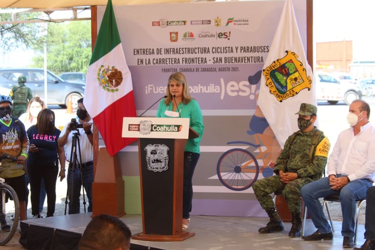 Gladys Ayala: “La ciclovía trae beneficios para la región”