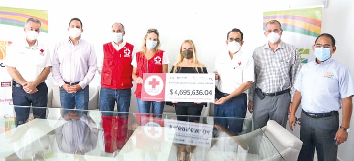 El DIF Coahuila entrega más  de 110 mdp a la Cruz Roja