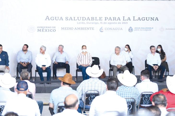 López Obrador defiende el proyecto  ‘Agua Saludable’ desde La Laguna