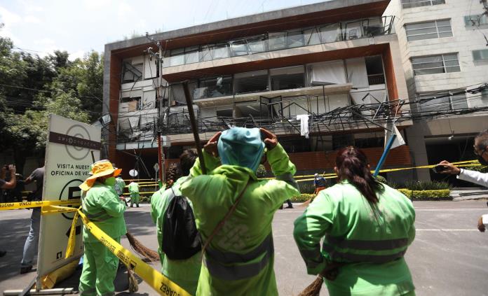 Sheinbaum confirma 26 heridos tras explosión en edificio