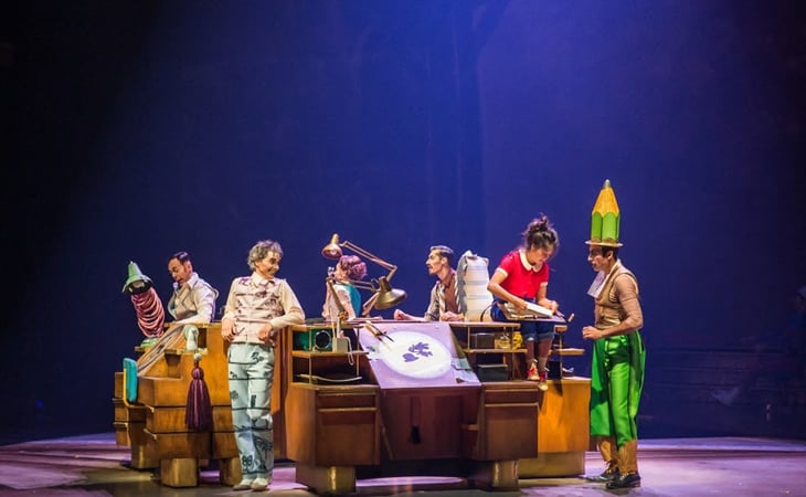 Cirque du Soleil anuncia la fecha 'Drawn to Life' espectáculo con Disney