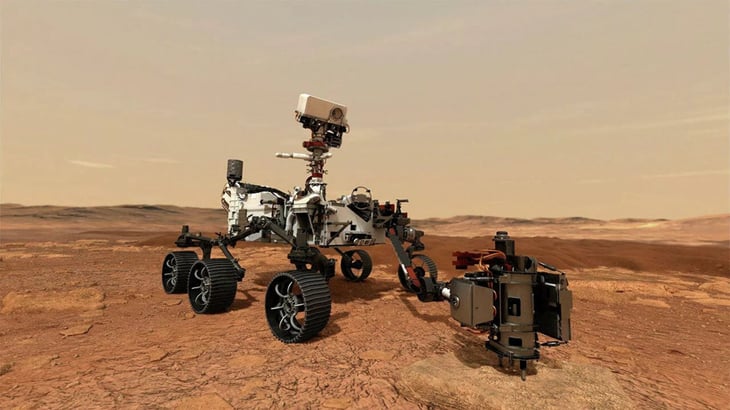 El 'rover' Perseverance capta imágenes inéditas de satélite de Marte