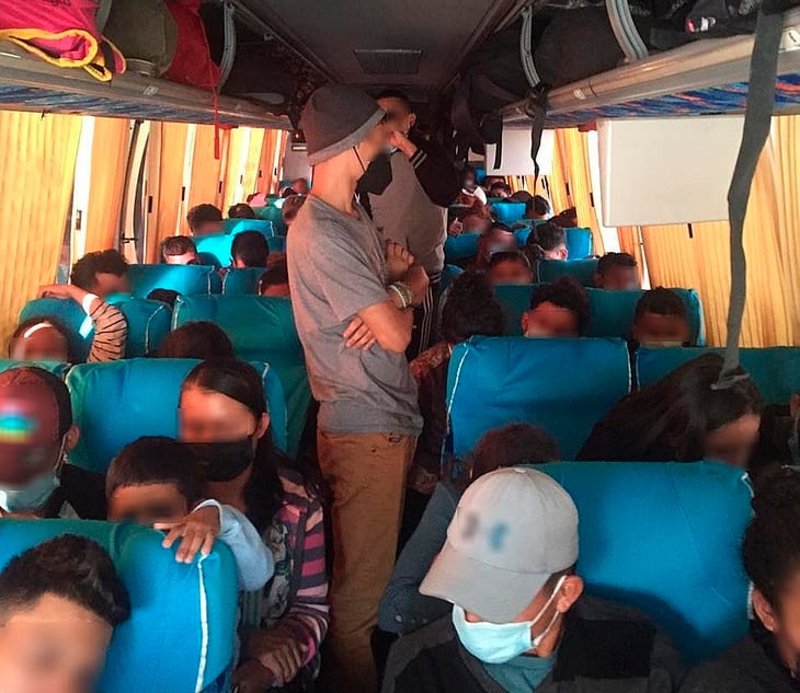 146 migrantes fueron rescatados por la Guardia Nacional en Coahuila