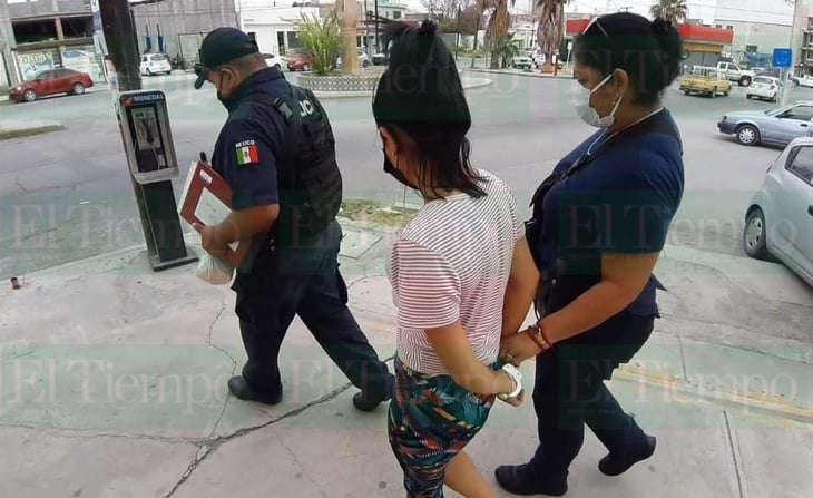 Mujer termina consignada al Ministerio Público en Monclova por el delito de robo