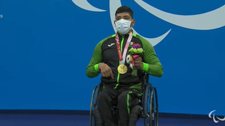 Medalla de Oro en natación paralímpica