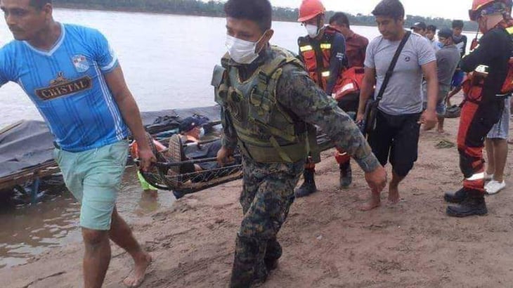 Al menos 20 muertos y 50 desaparecidos en un naufragio en la Amazonía de Perú