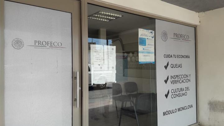 Gobierno Federal sin voluntad para reactivar oficinas de PROFECO en Monclova 