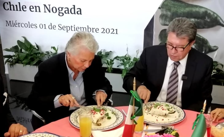 Senado celebra 200 años de la creación de los Chile en Nogada