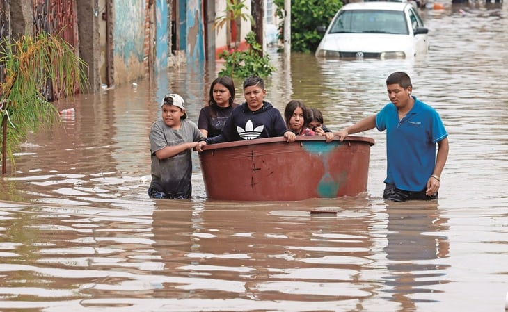 Inundación daña más de 500 casas en Tlaquepaque