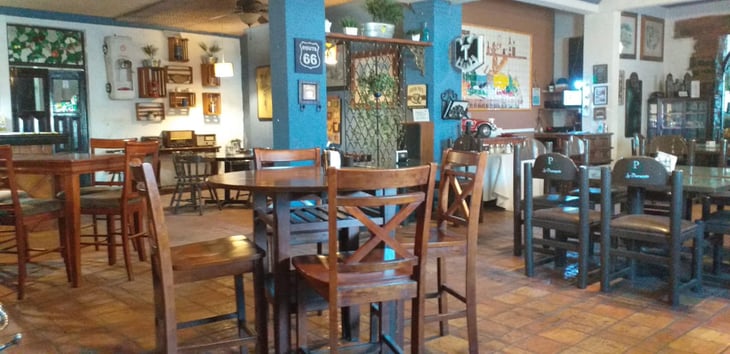 Restaurantes de Monclova registran baja afluencia
