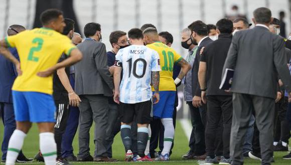 El juego de Brasil vs Argentina se suspende por infracción al protocolo sanitario