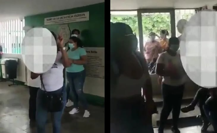 VIDEO VIRAL: Corren a madre de familia de un colegio colombiano por vestir 'inapropiadamente'