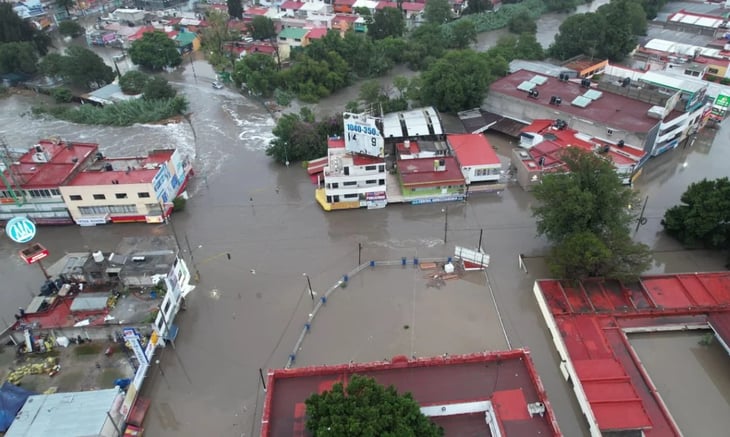 Despliegan operativo de emergencia por inundaciones en Tula