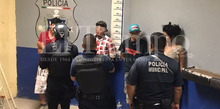 Autoridades hacen barrido de colonias y detienen a 12 toxicómanos en Monclova