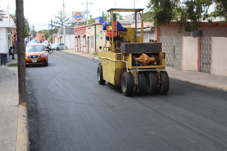 La calle Zaragoza de San Buenaventura tiene nuevo pavimento