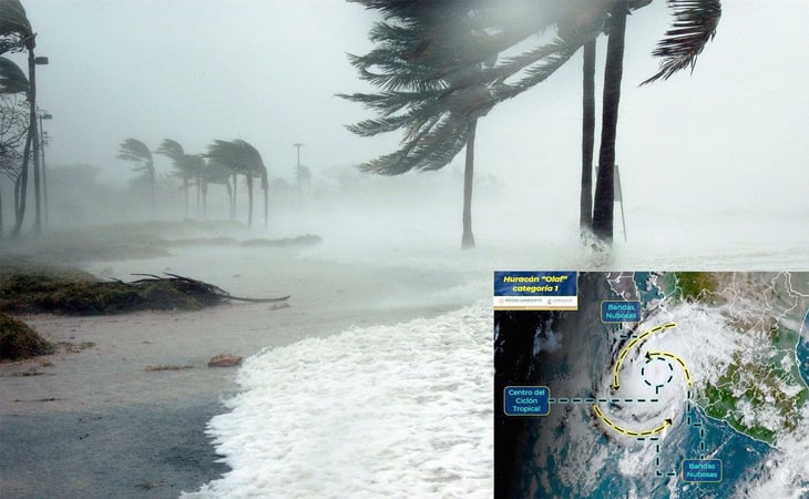 Huracán ‘Olaf’ impacta en Los Cabos y BCS