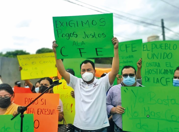 Cabildo de Juchitán protesta contra CFE