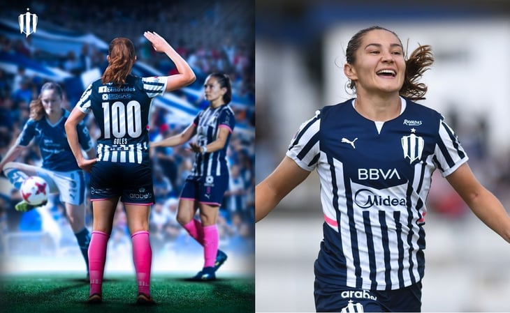 Desirée Monsiváis llega a 100 goles en la Liga MX Femenil