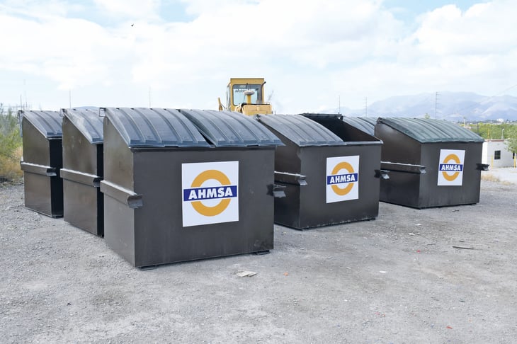 50 contenedores refuerzan el servicio de limpieza en Monclova 