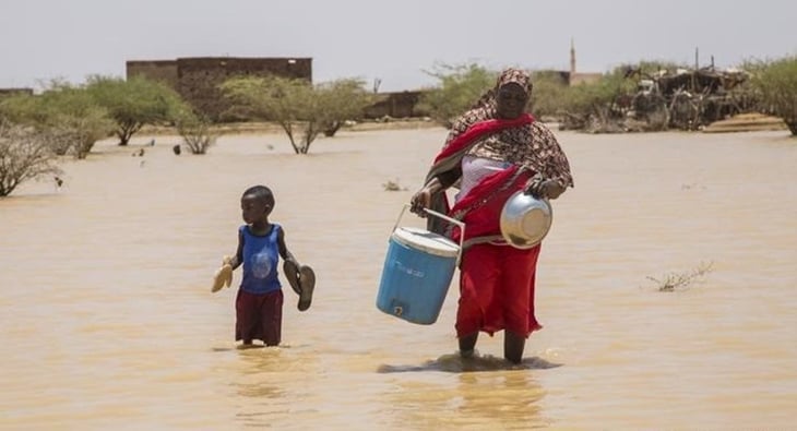 Inundaciones dejan en Sudán 82 muertos y casi 300,000 afectados desde julio