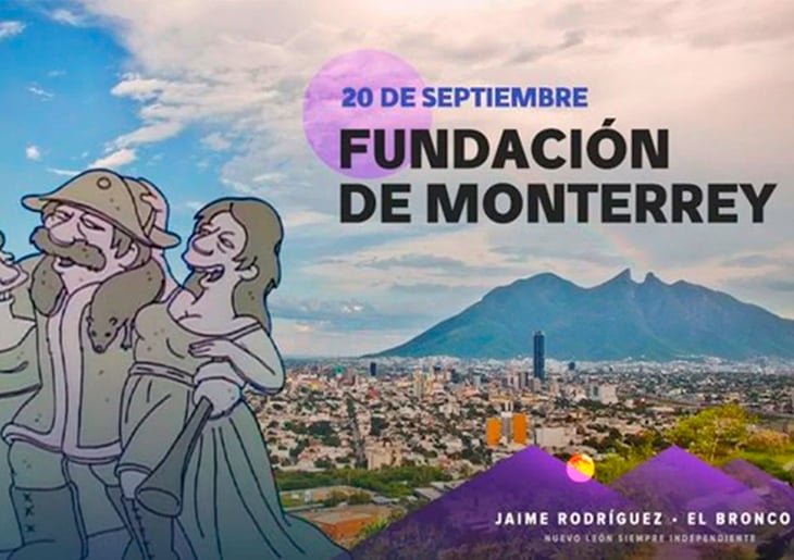 Conmemoran fundación de Monterrey con imagen de 'Los Simpson'